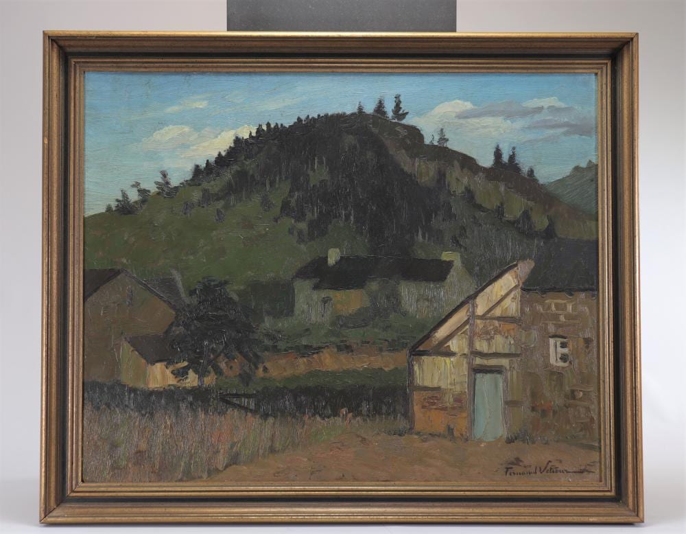 Fernand Vetcour comparable auction result: fernand vetcour 1908 2001 oil countryside view in summer