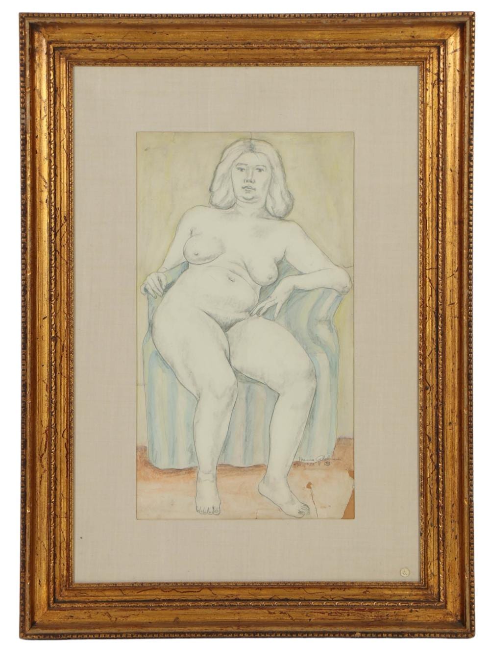 maurice glickman 1906 1981 nude female drawing · MiddleManBrokers · 2023-05-24 Maurice Glickman comparable auction result: maurice glickman 1906 1981 nude female drawing