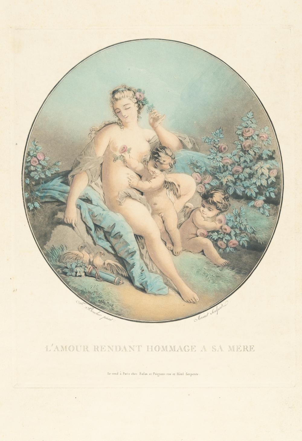 jean fran ois janinet 1752 paris 1814 l amour rendant hommage sa mere l amour rendant hommage sa mere · Karl & Faber · 2023-05-25 Jean François Janinet comparable auction result: jean fran ois janinet 1752 paris 1814 l amour rendant hommage sa mere l amour rendant hommage sa mere