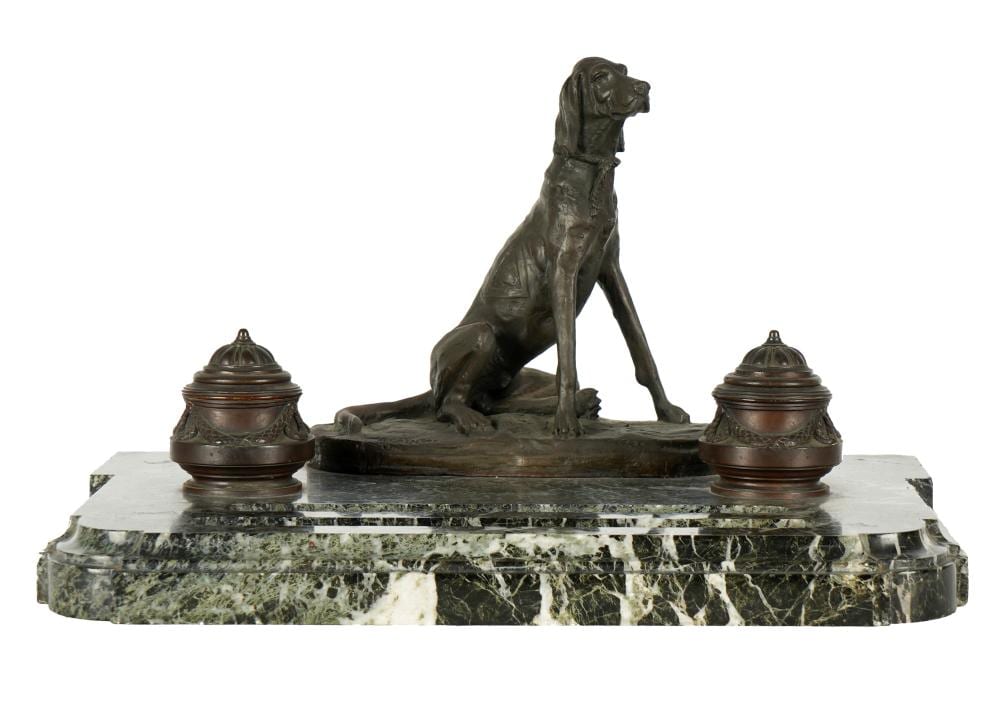 Auguste-Nicolas Cain comparable auction result: auguste nicolas cain french 1822 1894 dog resting