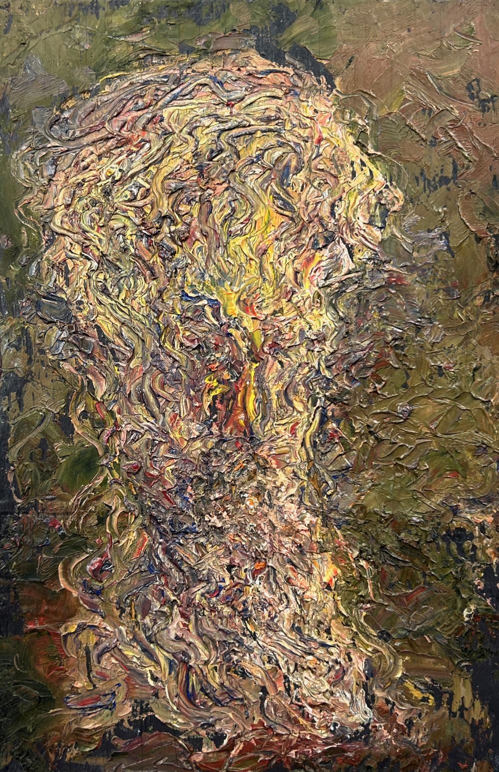 John Mulcahy comparable auction result: john mulcahy 1931 2012 john by john oil on wood 10 x 7