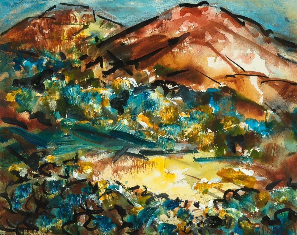 Eric Waters Gibberd comparable auction result: eric waters gibberd a taos valley