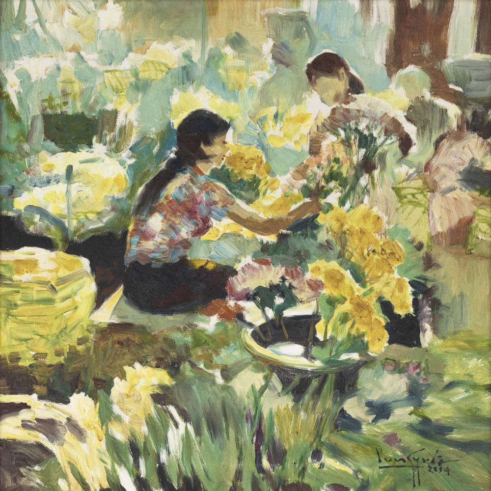 U Lun Gywe comparable auction result: u lun gywe b 1930 flower market