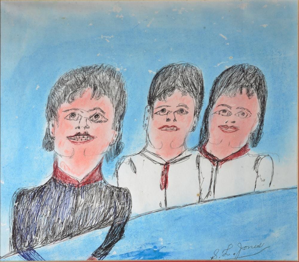 Shields Landon Jones comparable auction result: sl jones drawing
