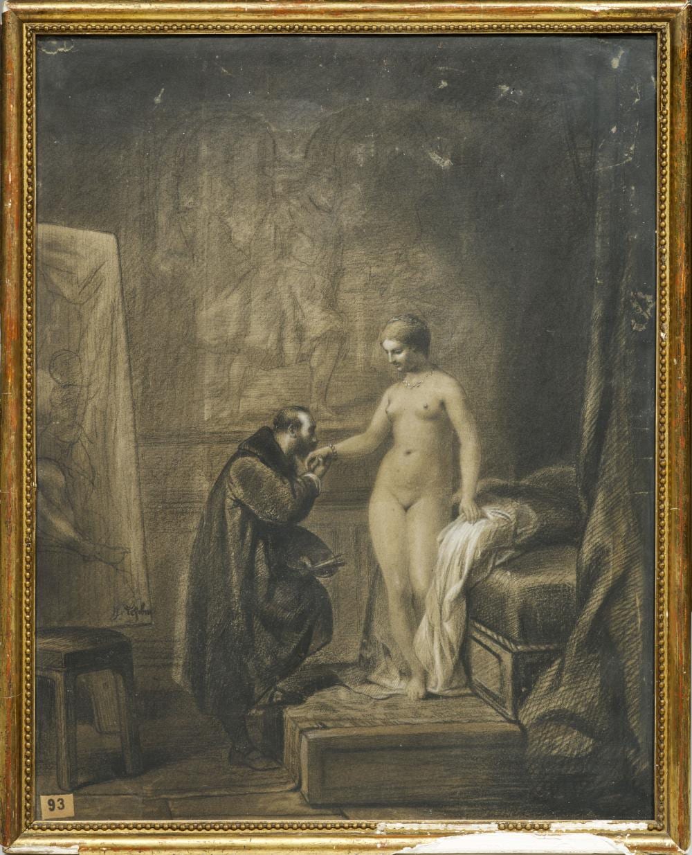 jules joseph lefebvre 1836 1911 artiste baisant la main de son mod le dan · Alexandre Landre · 2023-05-25 Jules Lefebvre comparable auction result: jules joseph lefebvre 1836 1911 artiste baisant la main de son mod le dan