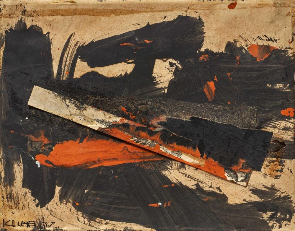 Franz Josef comparable auction result: franz josef kline untitled