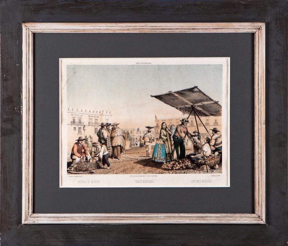 Casimiro Castro comparable auction result: casimiro castro 1826 1889 two lithographs of mexico and its surroundings