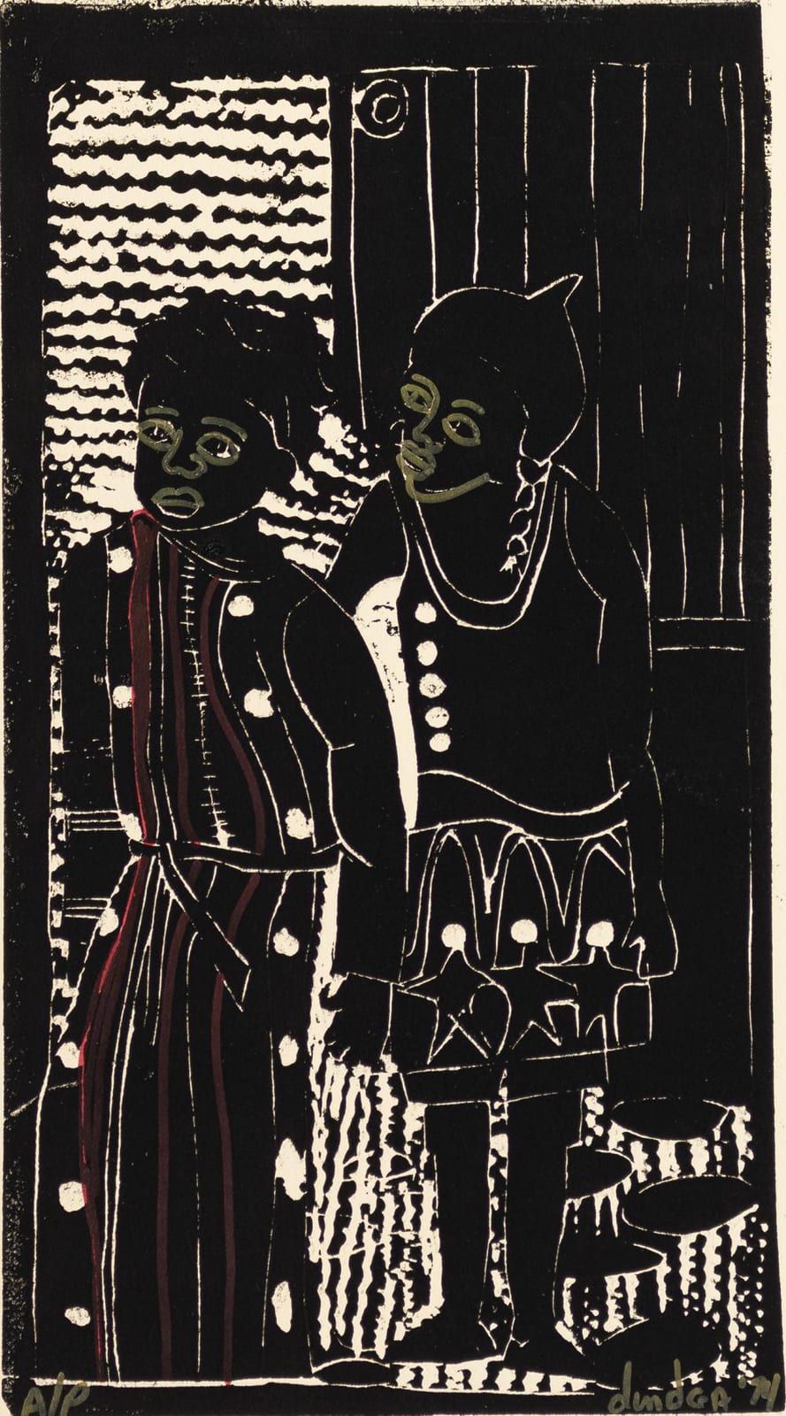 Dindga McCannon comparable auction result: dindga mccannon b 1947 mira and afrodesia