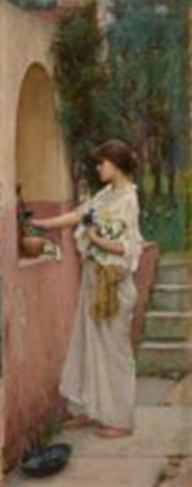 John William Waterhouse comparable auction result: john william waterhouse british 1849 1917 a roman offering oil on canvas