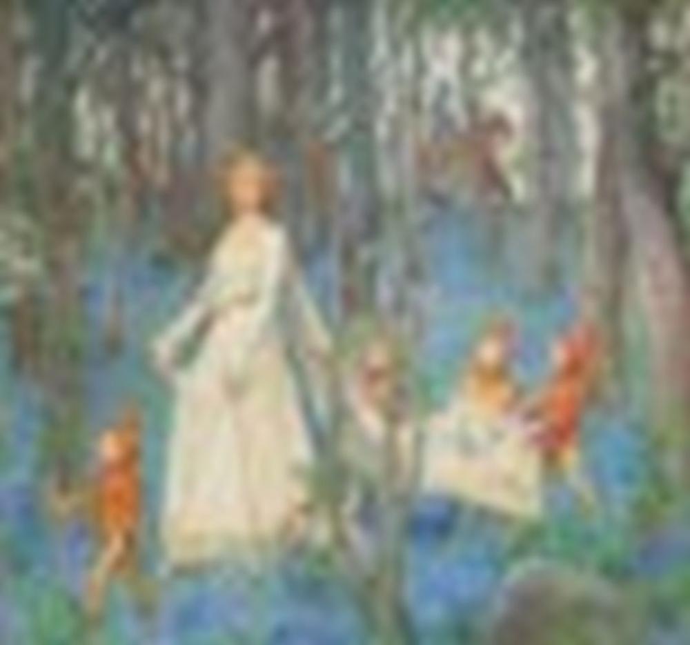 Henry Meynell Rheam comparable auction result: henry meynell rheam 1859 1920 the fairy woods pencil and watercolor heigh