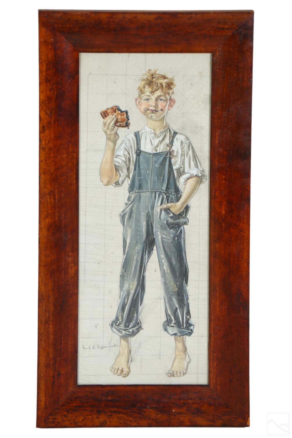 frank leyendecker 1876 1924 illustration painting · Hill Auction Gallery · 2023-05-31 Frank Leyendecker comparable auction result: frank leyendecker 1876 1924 illustration painting