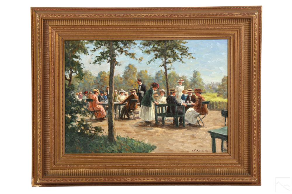 Anton N Karssen 1945-2019 Dutch Landscape Painting sold by Hill Auction Gallery, lot 426 — auction record photograph