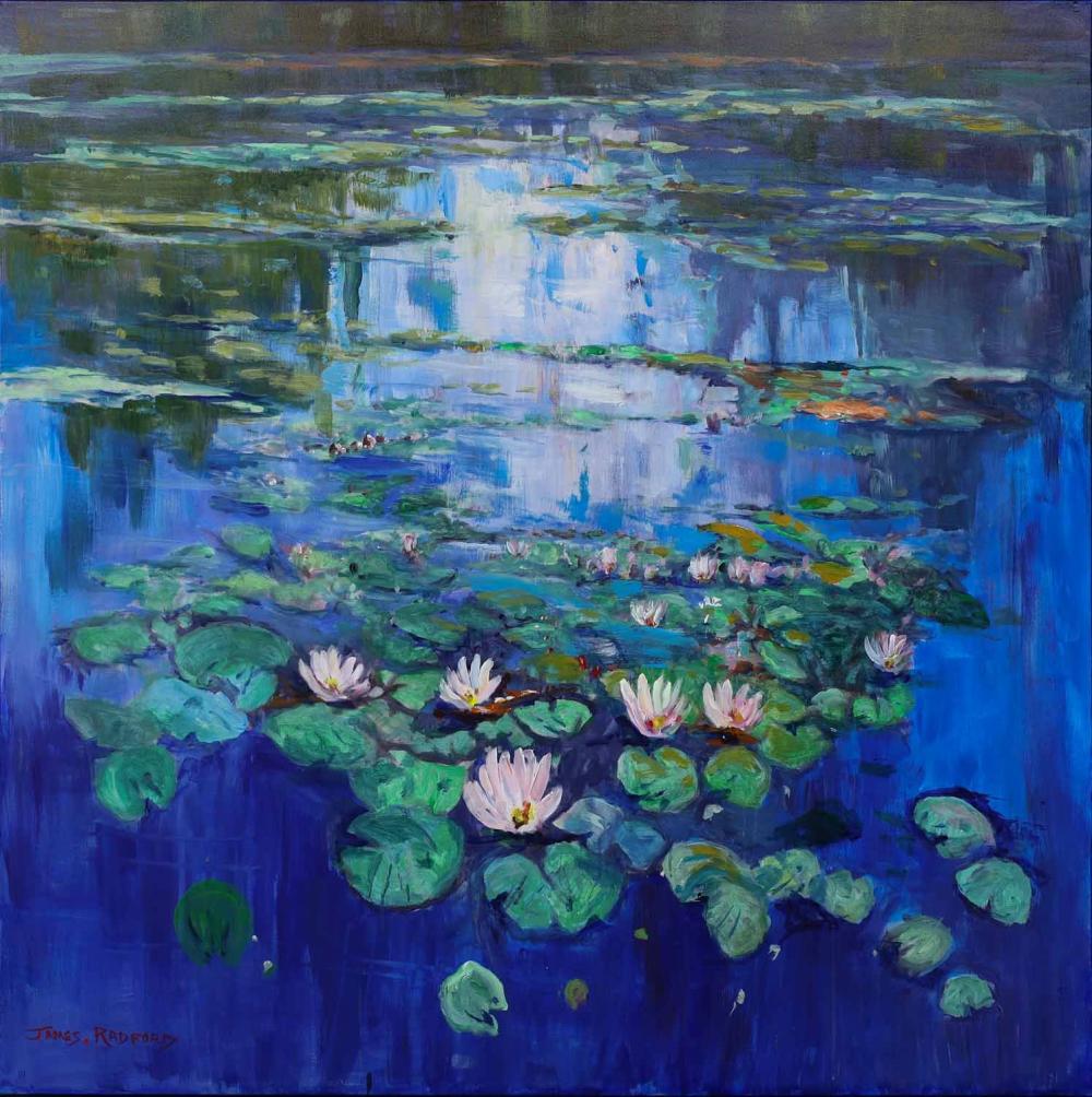 James Radford comparable auction result: james radford monet s pond