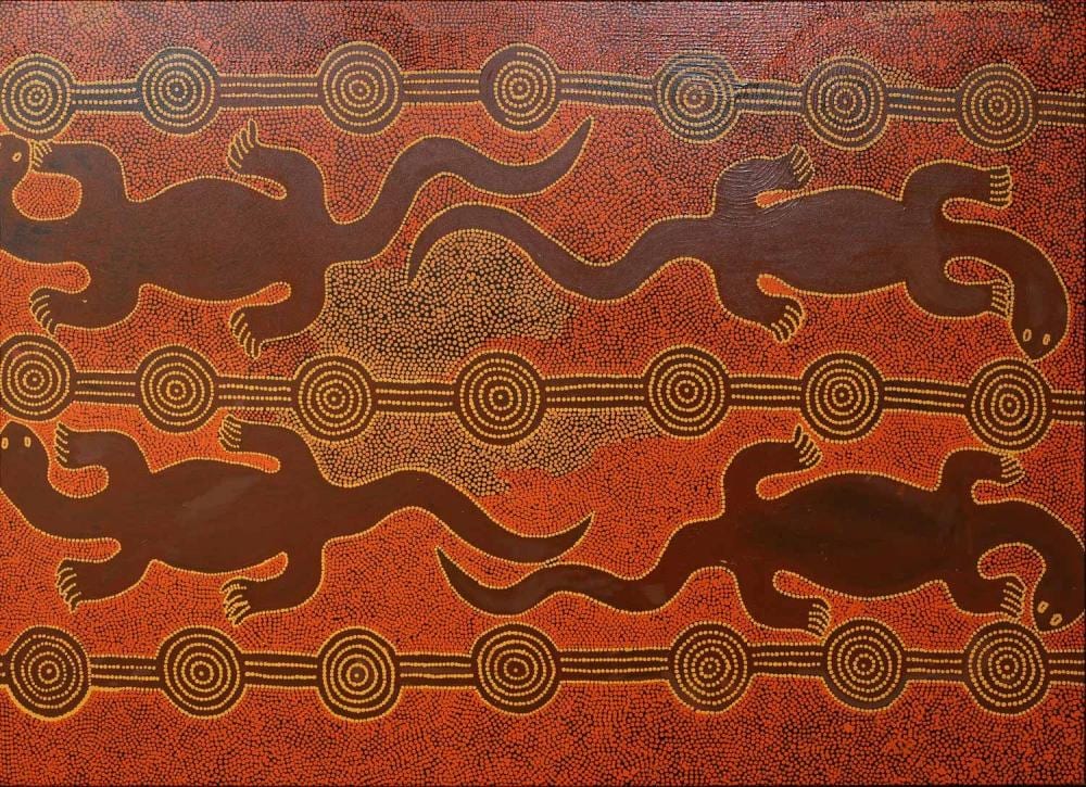 Nancy Ross Nungurrayi comparable auction result: nancy ross nungurrayi perentie dreaming