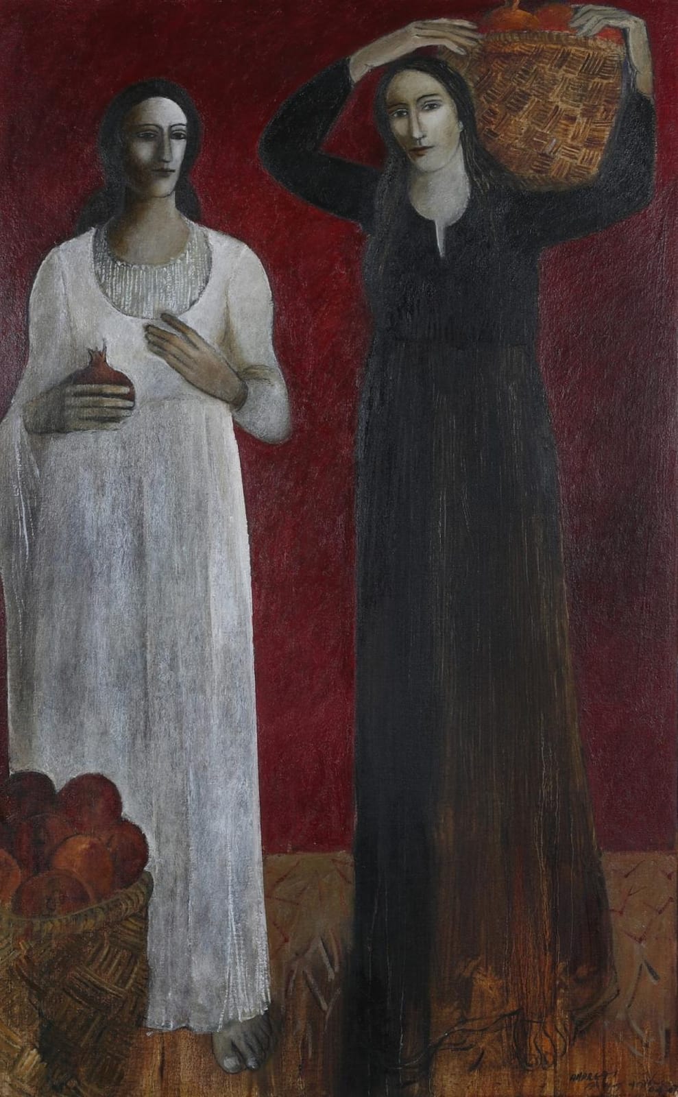 Andreas Charalambides comparable auction result: andreas charalambides b 1939 priestesses