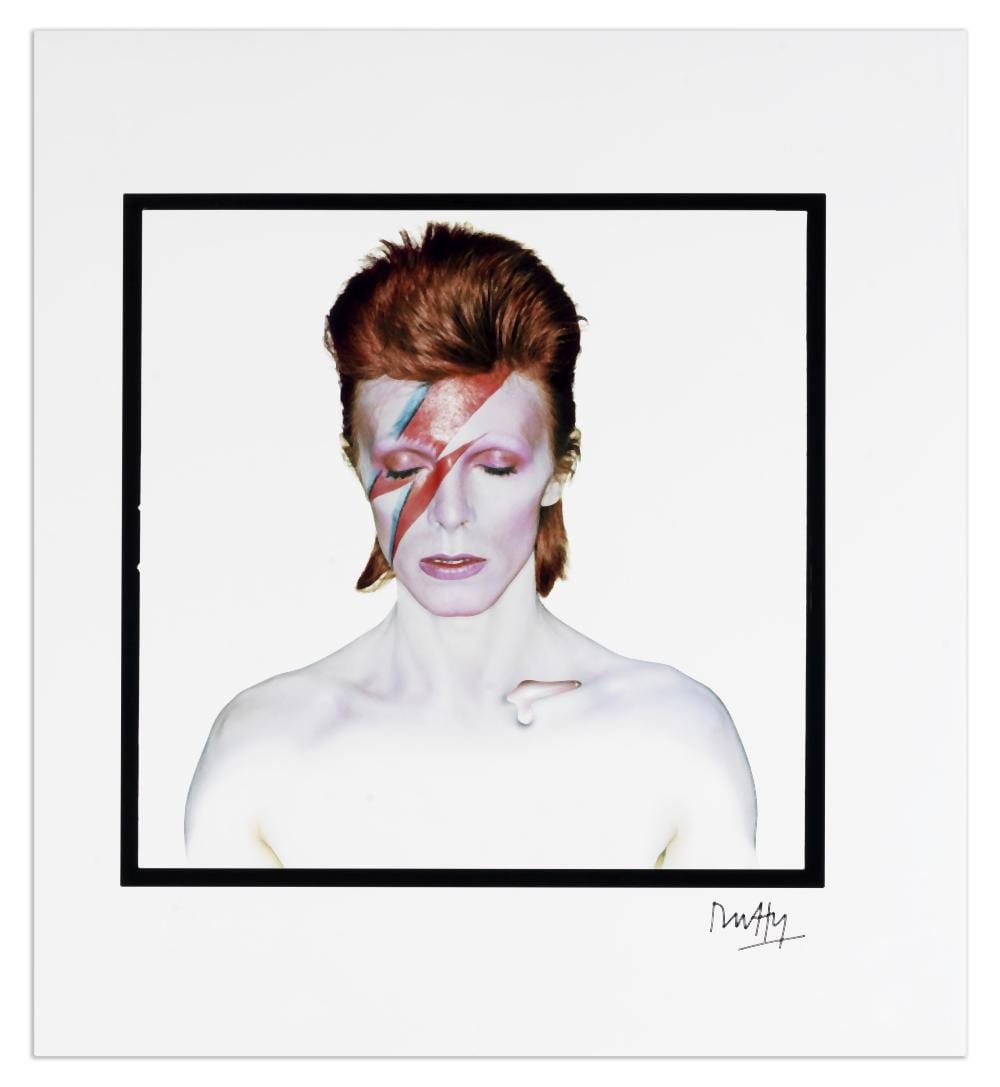 Brian Duffy comparable auction result: brian duffy british 1933 2010 david bowie aladdin sane eyes closed 1973 printed later