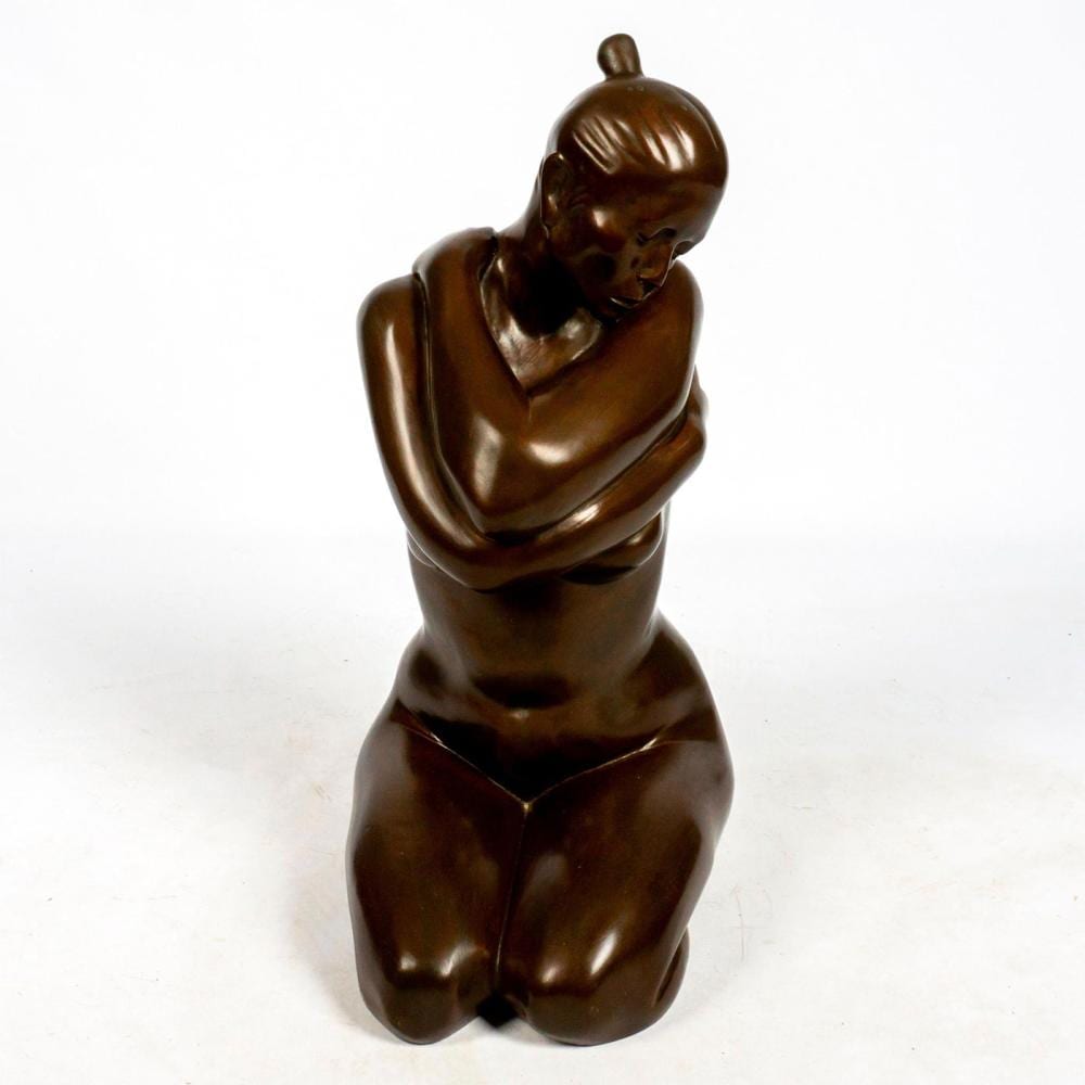 Armando Amaya comparable auction result: armando amaya mexican 1935 signed bronze sculpture