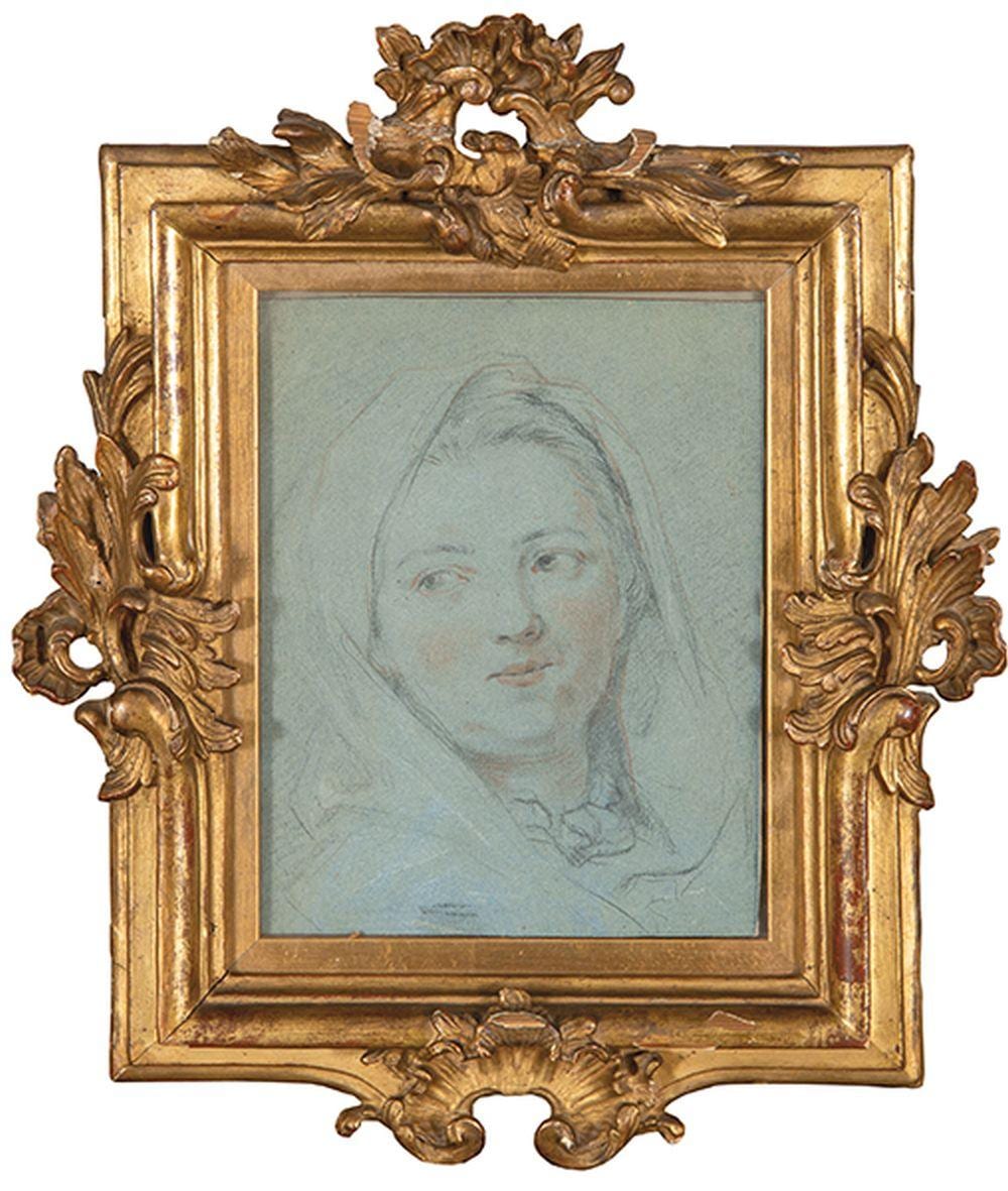 Manuel Salvador Carmona comparable auction result: manuel salvador carmona portrait of a lady