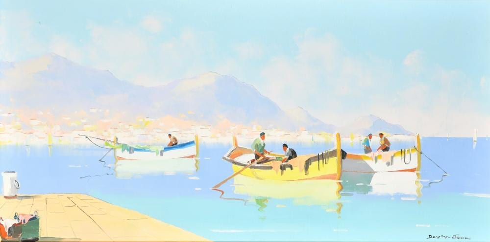 cecil rochfort doyly john 1906 1993 french fishermen off the french coast at monte carlo oil o · John Nicholson's Fine Art Auctioneers & Valuers · 2023-05-24 C.R. D'Oyly John comparable auction result: cecil rochfort doyly john 1906 1993 french fishermen off the french coast at monte carlo oil o