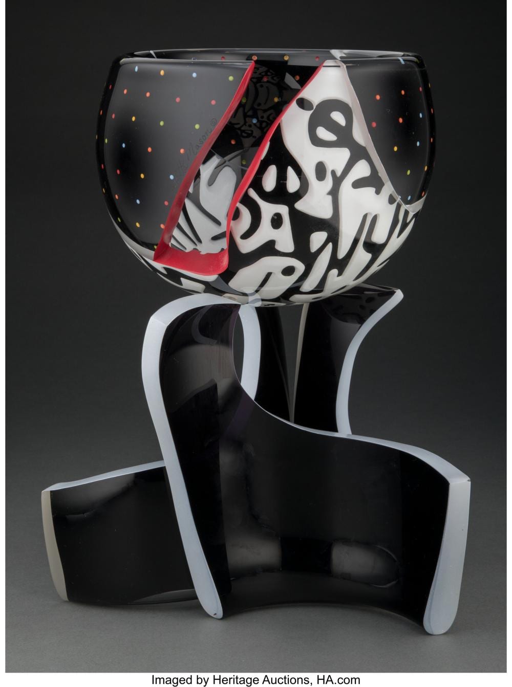 concetta mason american b 1956 metropolis se3002 1989 blown cut acid et · Heritage Auctions · 2023-06-06 Concetta Mason comparable auction result: concetta mason american b 1956 metropolis se3002 1989 blown cut acid et