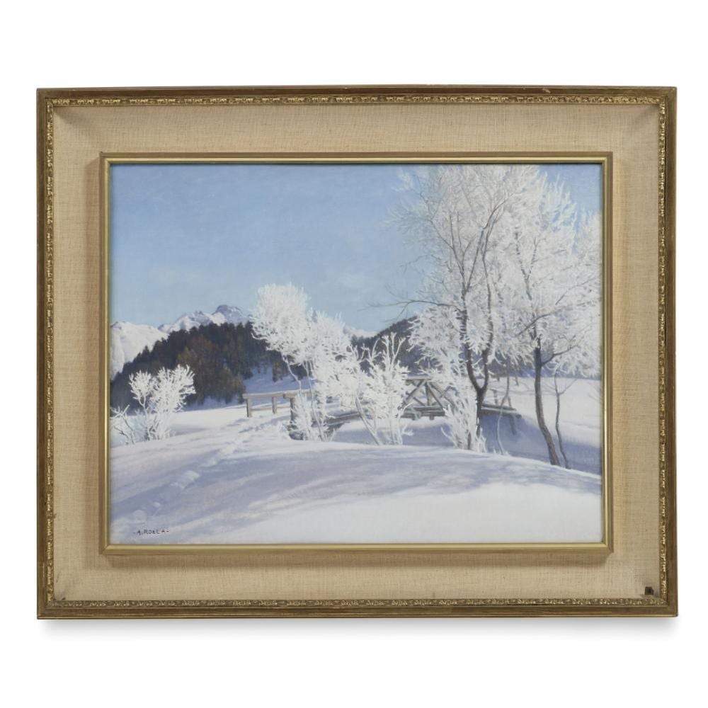 Adolfo Rolla comparable auction result: adolfo rolla 1899 1967 brina al mattino a saint moritz