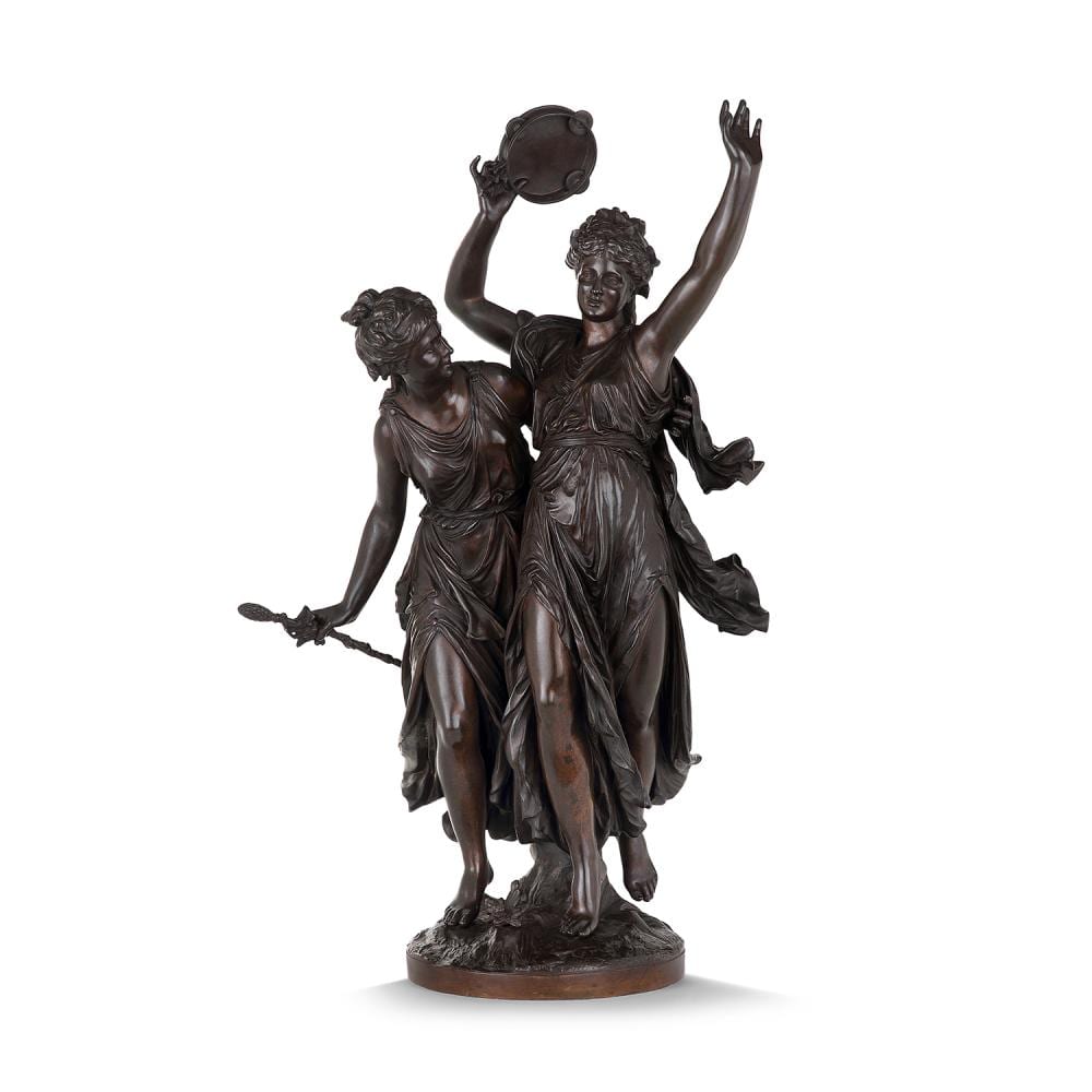 Jean Louis Grégoire comparable auction result: jean louis gr goire 1840 1890 deux bacchantes