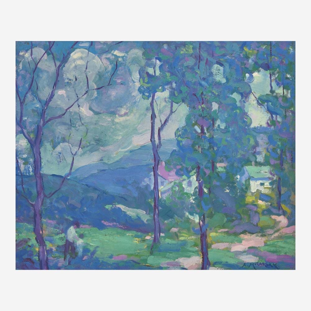 Abram Molarsky comparable auction result: abram molarsky american russian 1883 1951 a gray day