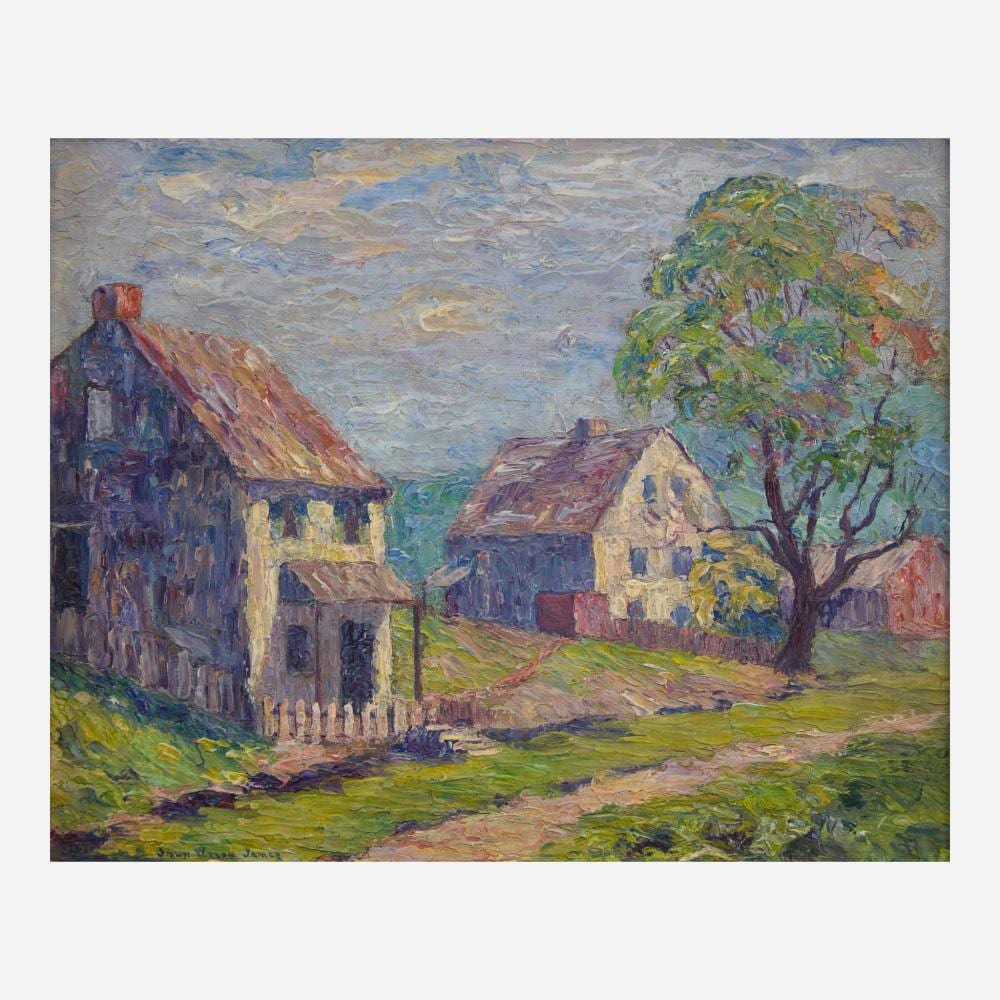 John Wells James comparable auction result: john wells james american 1873 1951 summer