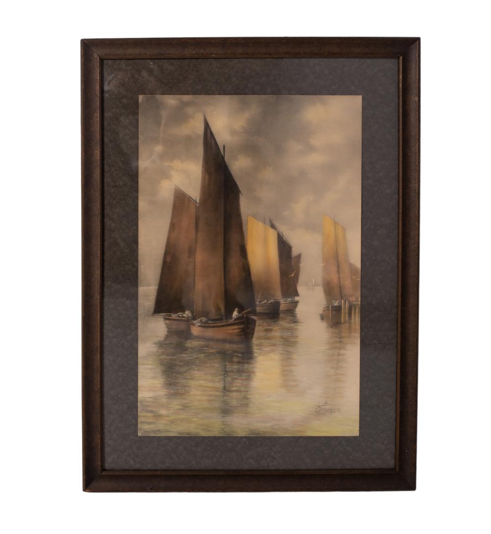 Edwin Jr Lamasure comparable auction result: edwin jr lamasure 1867 1916 watercolor virginia district of columbia