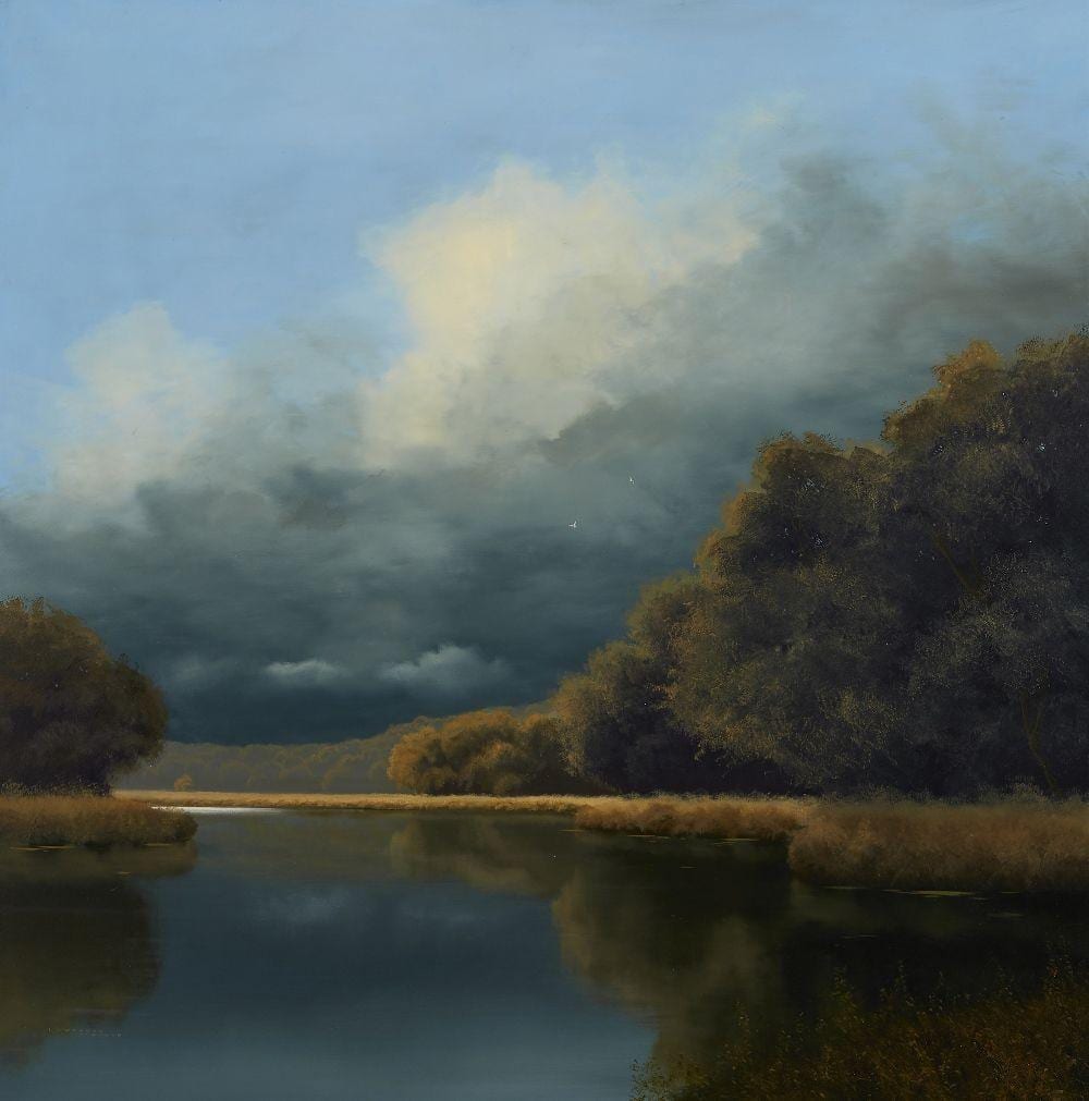 Lawrence Coulson comparable auction result: lawrence coulson british b 1962 summer light oil on board signed lower right lawrence cou