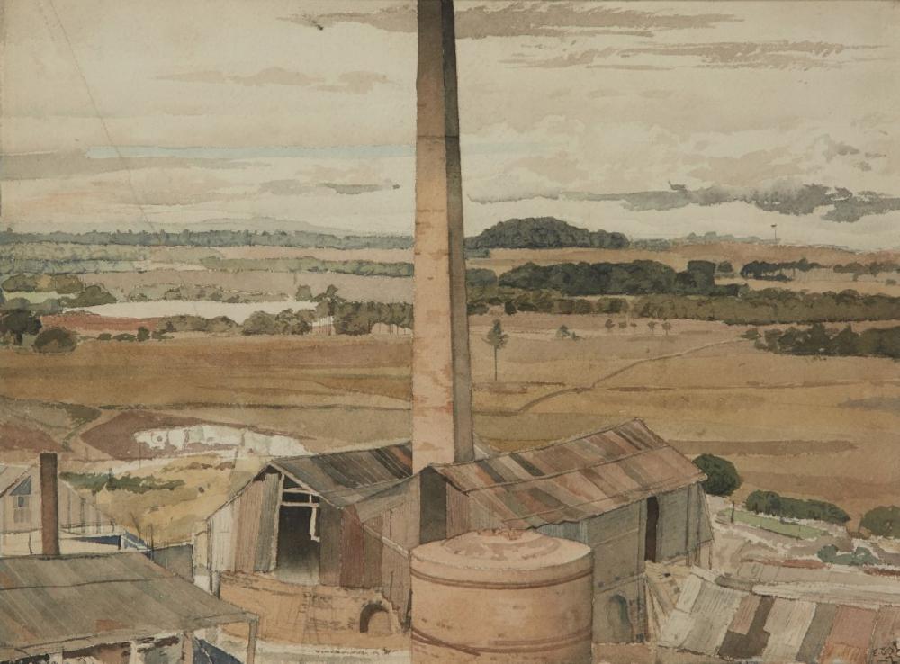 Edwin John comparable auction result: edwin john british 1905 1978 landscape c 1930s watercolour on paper signed and dated lowe
