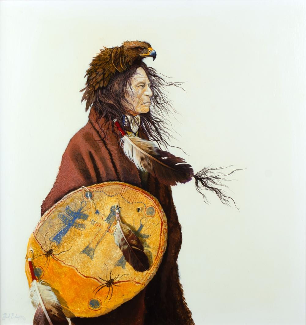 mark rohrig 1955 untitled in the thunder · Jackson Hole Art Auction · 2023-06-03 Mark Rohrig comparable auction result: mark rohrig 1955 untitled in the thunder
