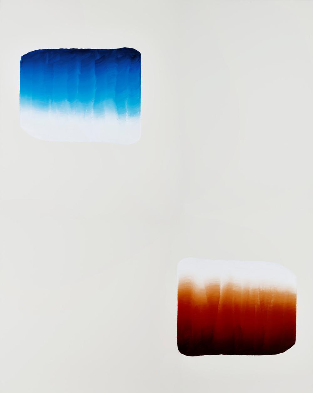 Lee Ufan (B. 1936) Dialogue acrylic on canvas 227.5 x 182 cm. (89 1/2 x 71 comparable sale