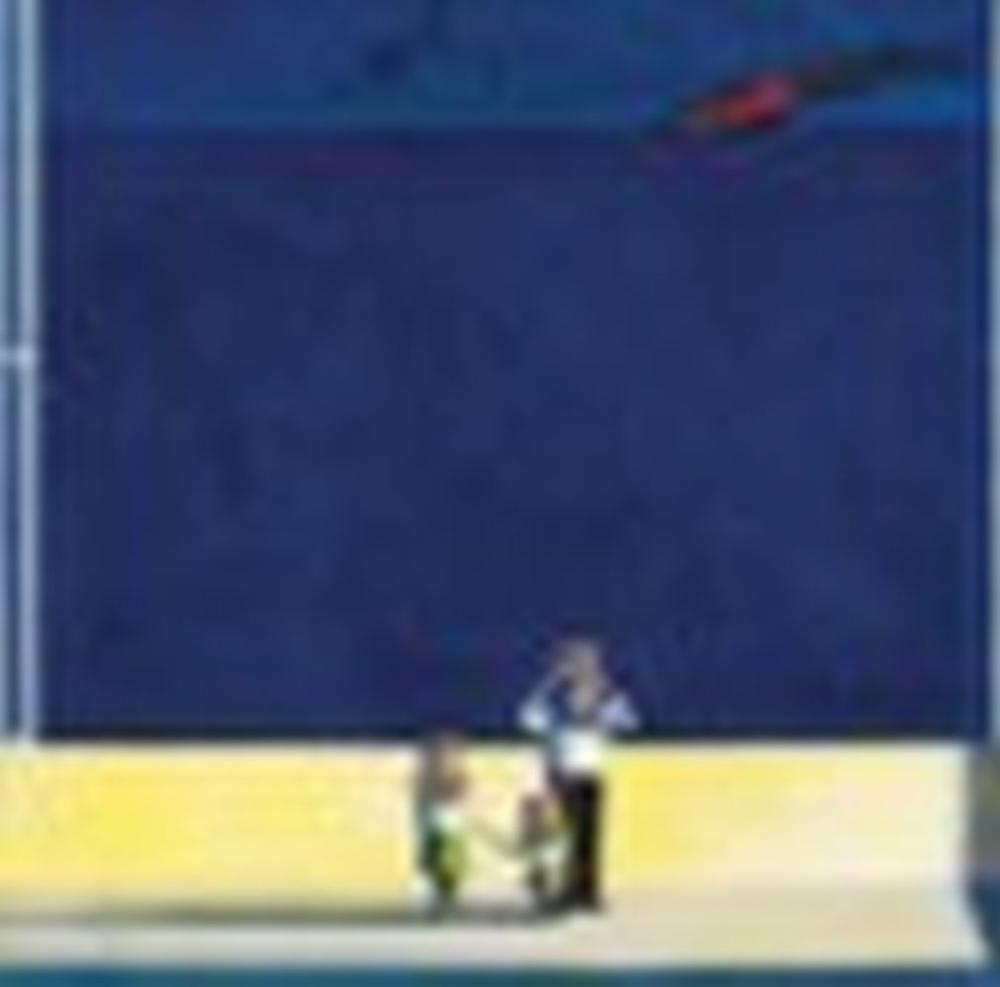Liu Ye (B. 1964) Room of the Sea acrylic and oil on canvas 90 x 90 cm. (35 comparable sale