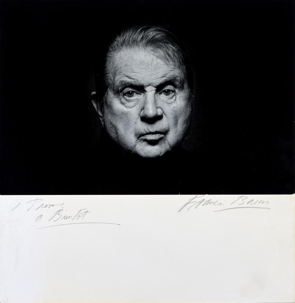 Francis Giacobetti comparable auction result: francis giacobetti n en 1939 francis bacon tirage argentique contrecoll sur carton