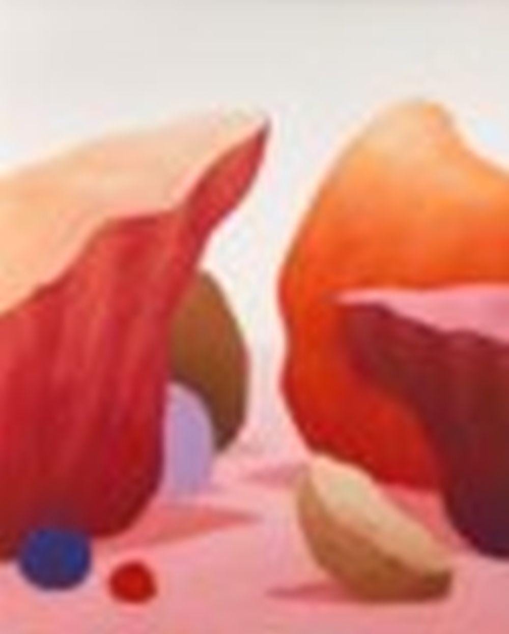 Nicolas Party (B. 1980) Rocks soft pastel on canvas 155 x 125.5 cm. (61 x 4 comparable sale
