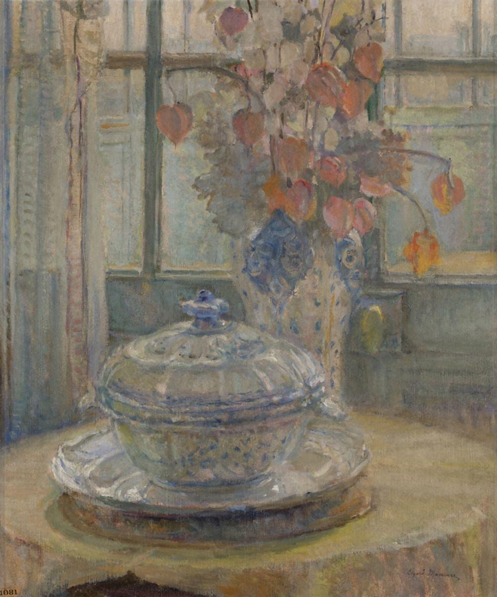 Edgard Maxence comparable auction result: fleurs des champs