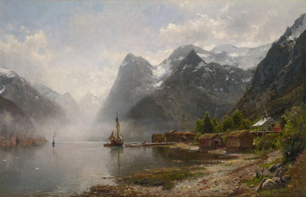 Anders Monsen Askevold comparable auction result: along the fjord