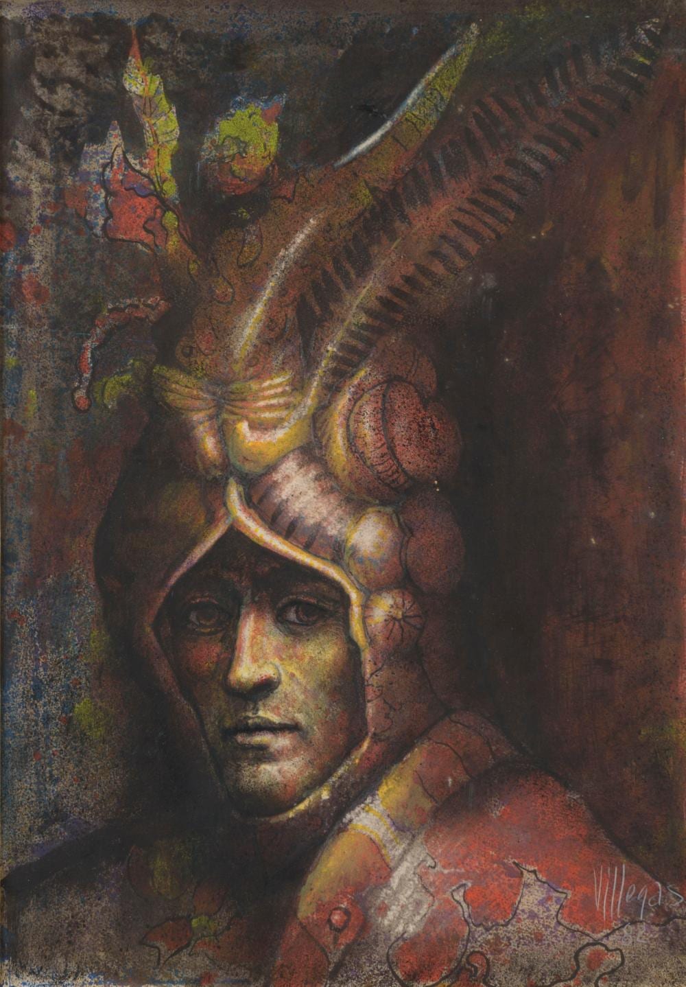 Armando Villegas (1926 - 2013) S/T , sf. Técnica mixta Medidas: 68 x 48 cm comparable sale