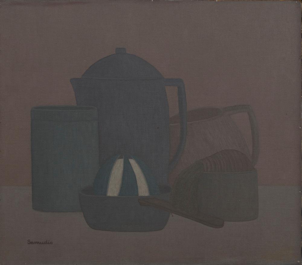Antonio Samudio (1934) S/T, 1976 Óleo sobre lienzo Medidas: 38x43 cm comparable sale