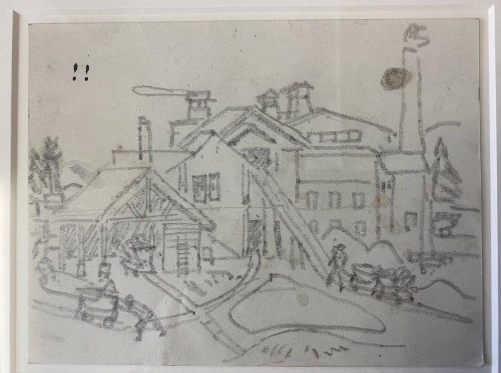 Otto Abt comparable auction result: otto abt 1903 1982 nachlass handzeichnung fabrik