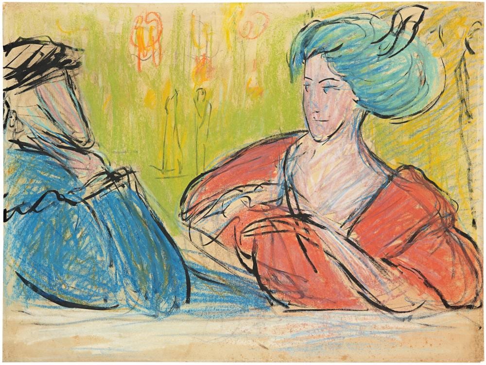 Marianne Werefkin comparable auction result: marianne von werefkin gespr ch