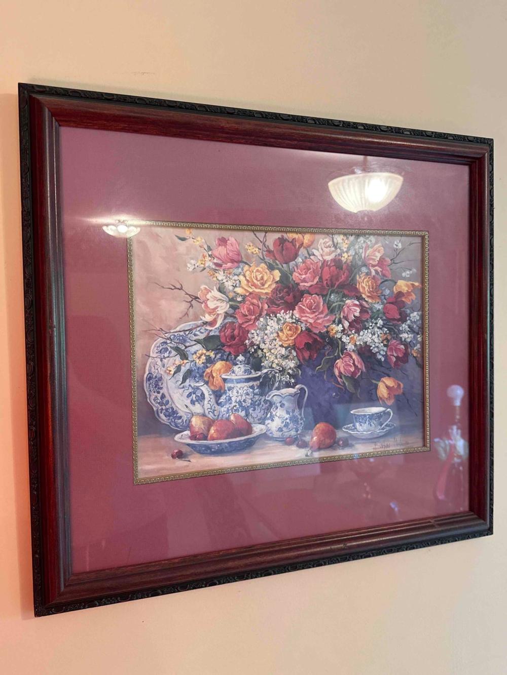 barbara mock framed floral print · Aether Auctions · 2023-05-24 Barbara Mock comparable auction result: barbara mock framed floral print