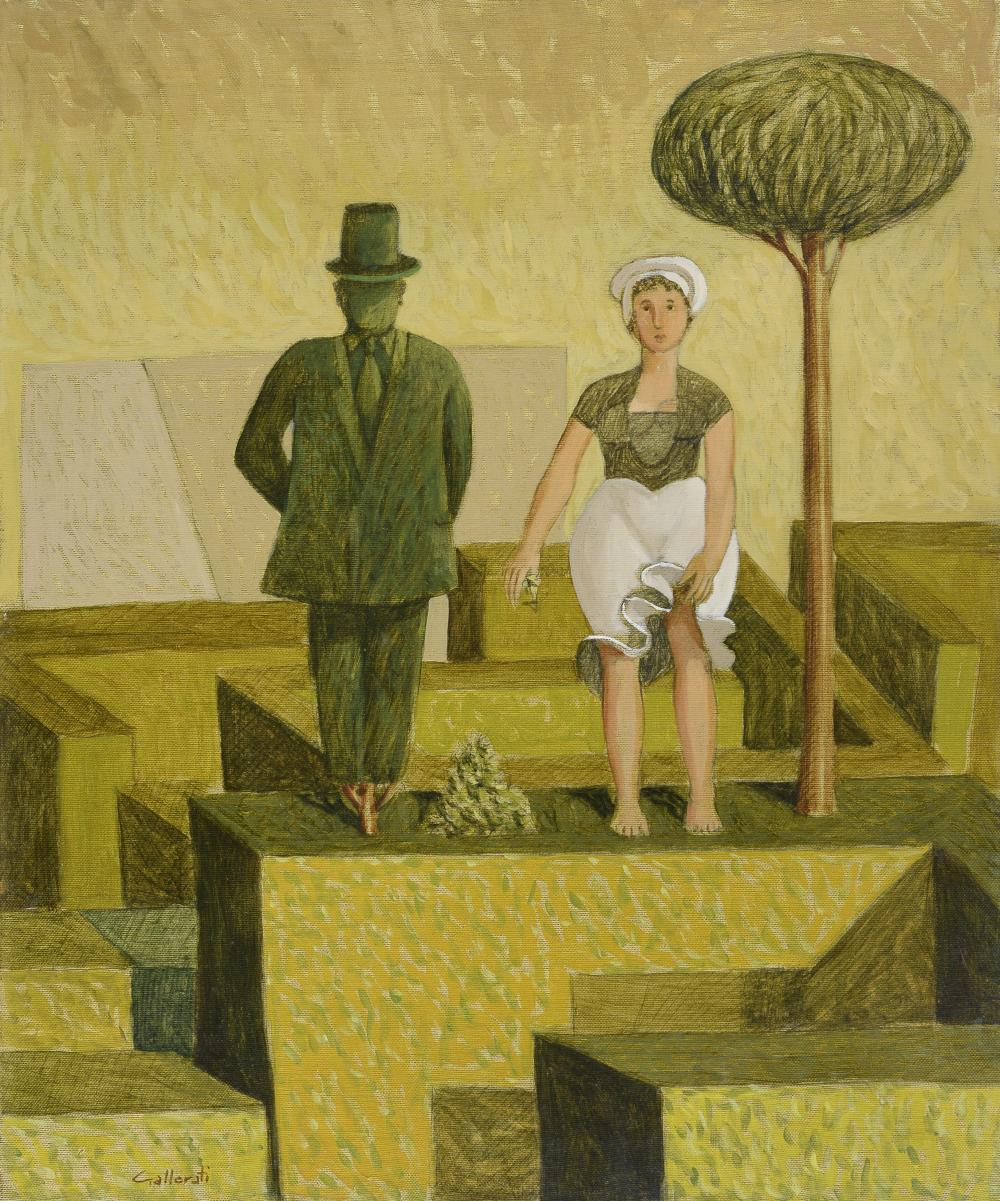 Alberto Gallerati comparable auction result: oil painting by alberto gallerati