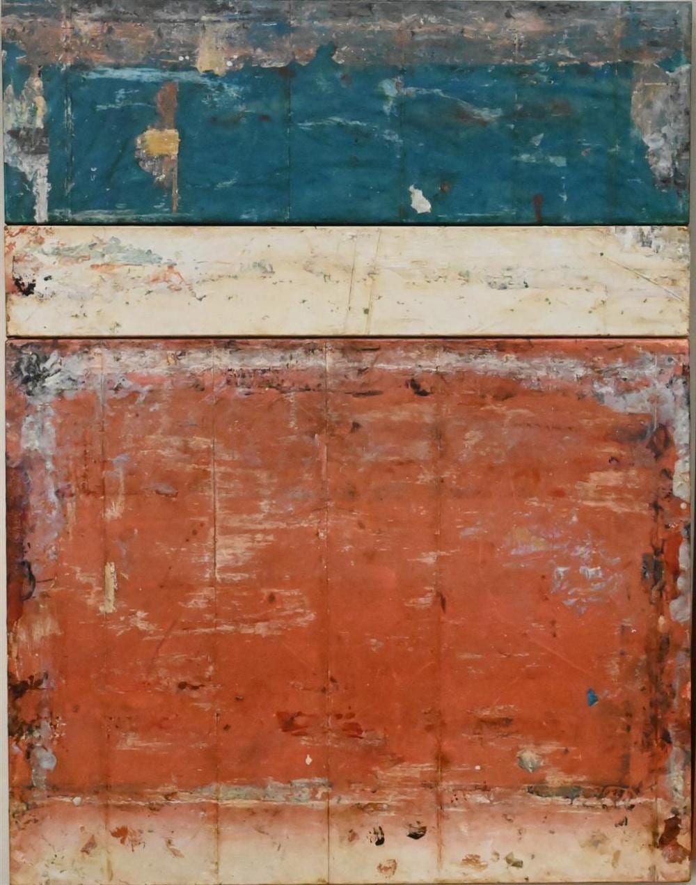 Marcia Myers comparable auction result: marcia myers american 1949 2008 scavi clxx 2000fresco on linensigned mm 2000 on verso65 x 50