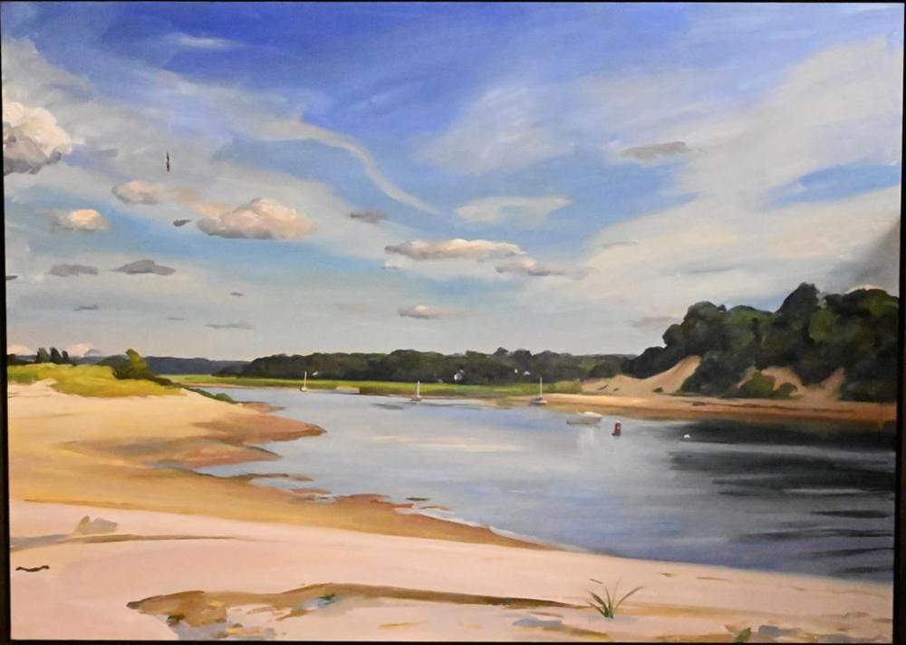 Christian White comparable auction result: christian white italian b 1953 san remove 2 1996oil on linensigned on verso36 x50