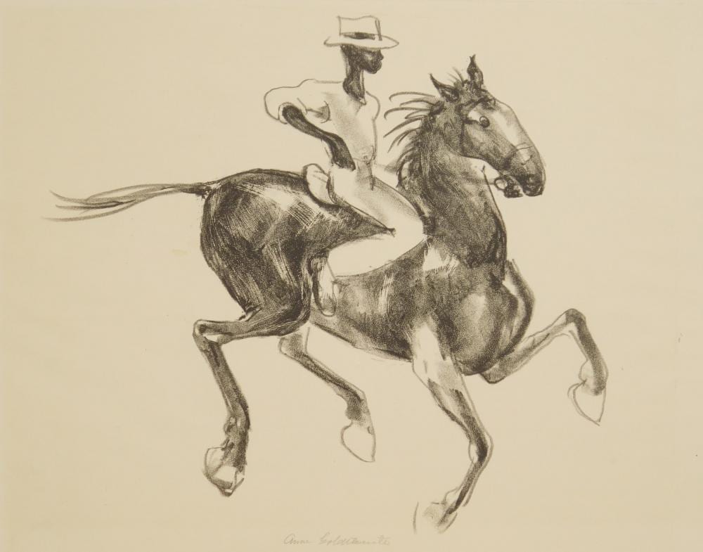Anne Goldthwaite comparable auction result: anne goldthwaite lithograph