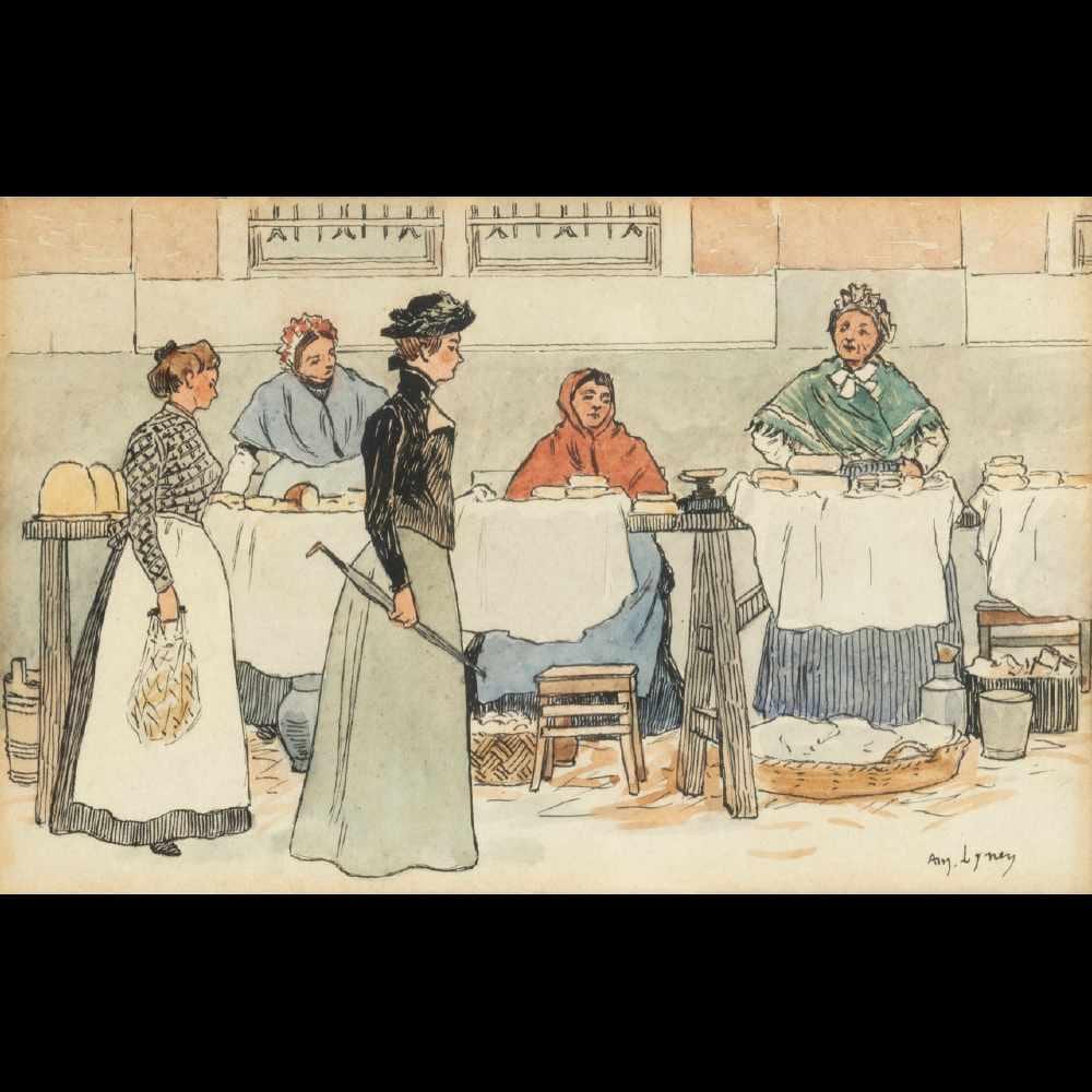 am d e lynen 1852 1938 deux aquarelles pour la coll · Alain & Evelyne Morel de Westgaver · 2023-06-10 Amédée Ernest Lynen comparable auction result: am d e lynen 1852 1938 deux aquarelles pour la coll