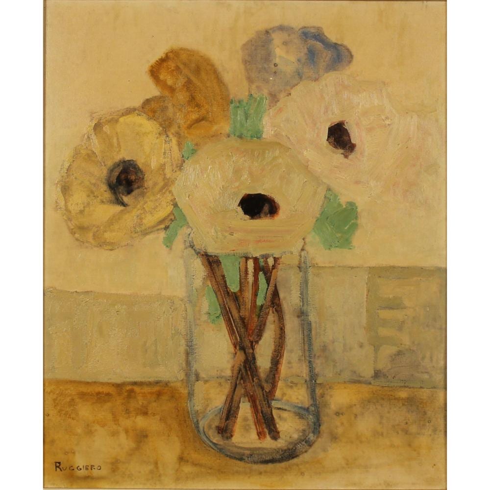 Amedeo Ruggiero comparable auction result: amedeo ruggiero 1912 1986 fiori flowers