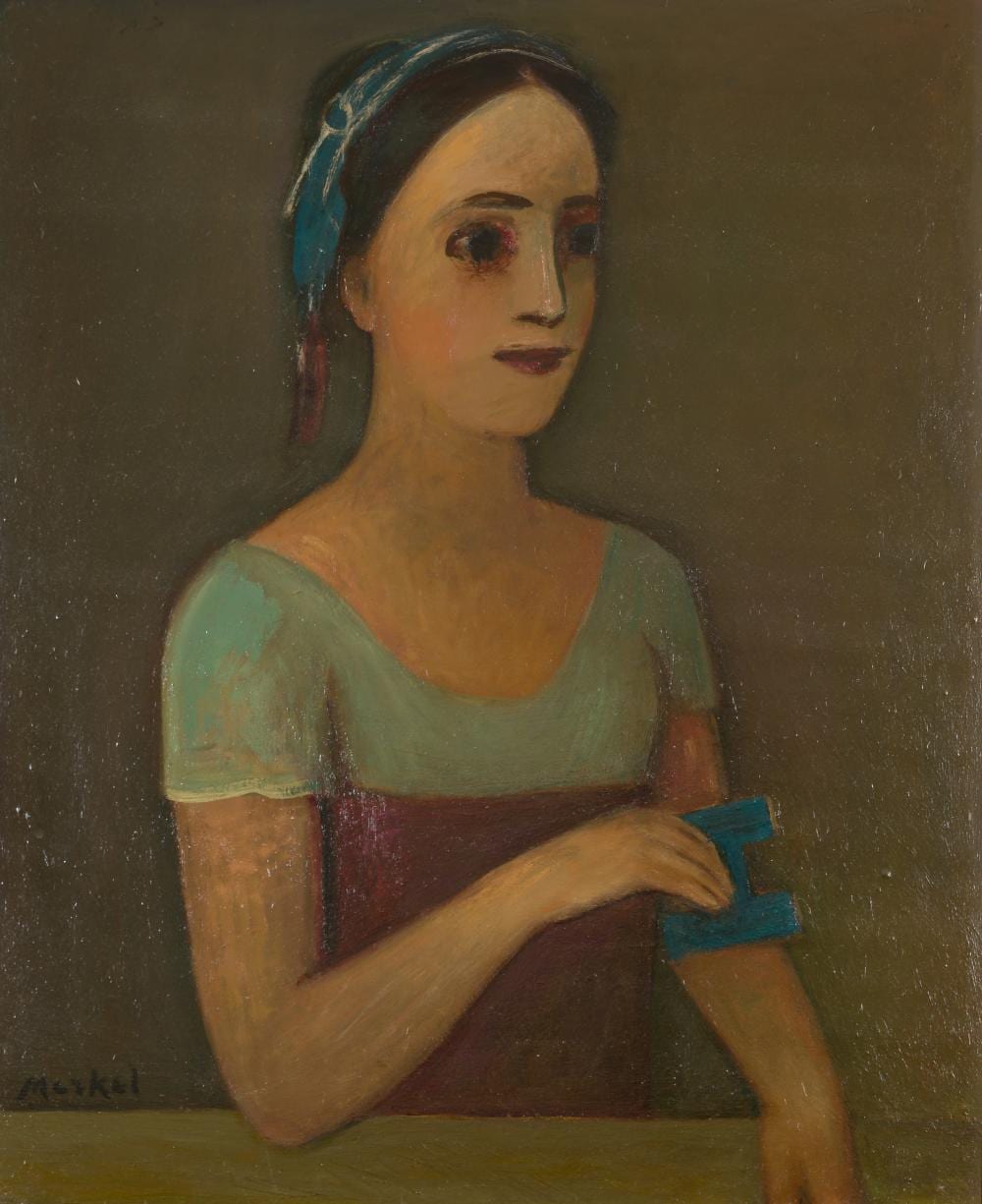 Georg Merkel comparable auction result: young girl